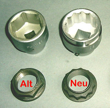 50er N&uuml;sse und Muttern